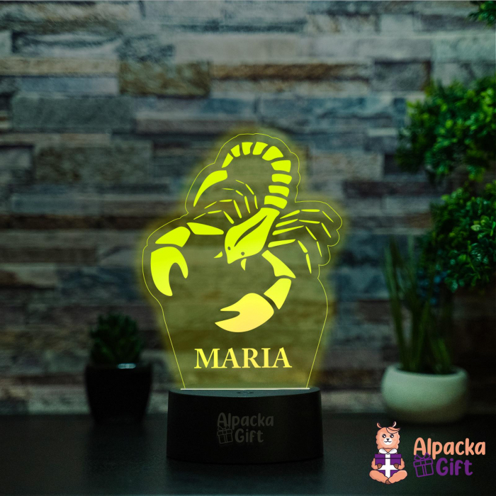 Lampă 3D Zodia Scorpion [5]