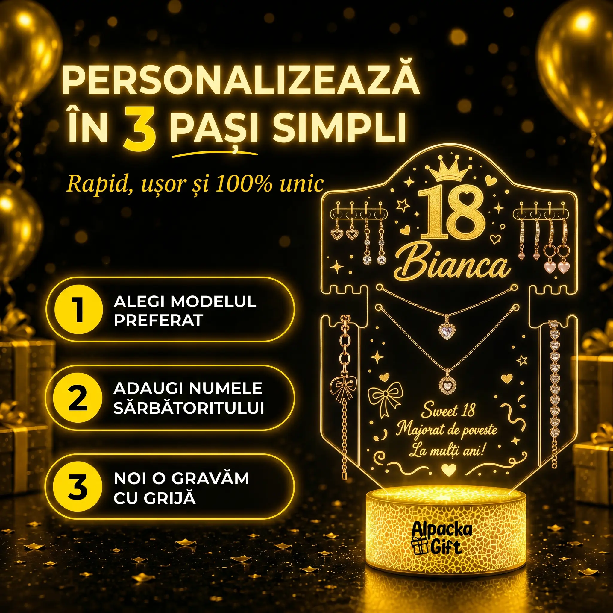 Suport de bijuterii pentru Majorat Seet 18 [3]