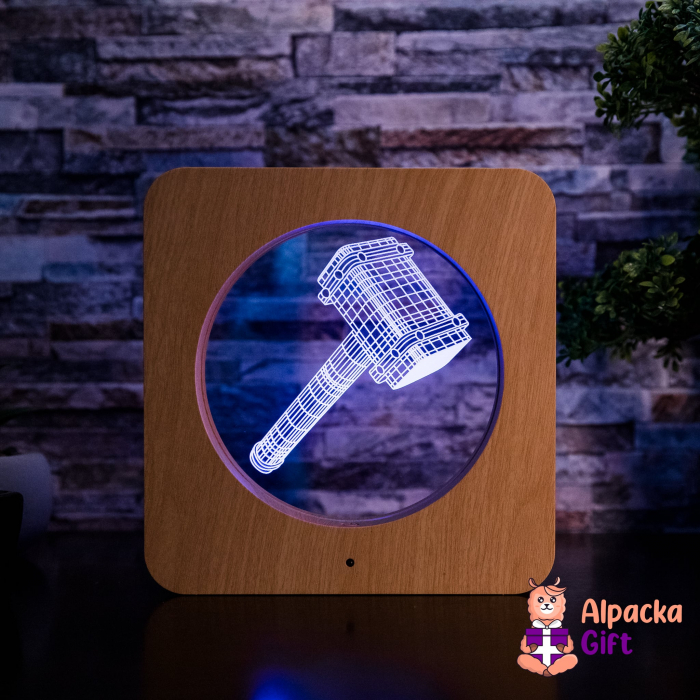 Tablou de Masă LED - Ciocan Thor 1 [3]