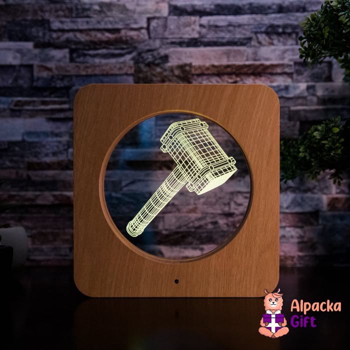 Tablou de Masă LED - Ciocan Thor 1 [5]