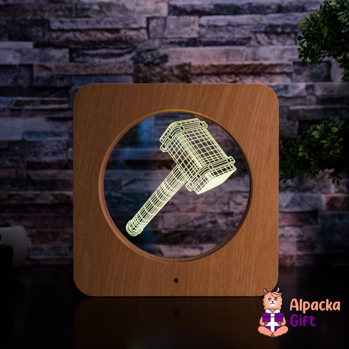 Tablou de Masă LED - Ciocan Thor 1 [4]