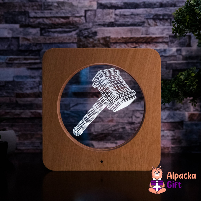 Tablou de Masă LED - Ciocan Thor 1 [8]