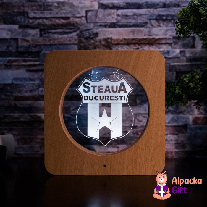 Ramă de Masă LED - Steaua București [7]