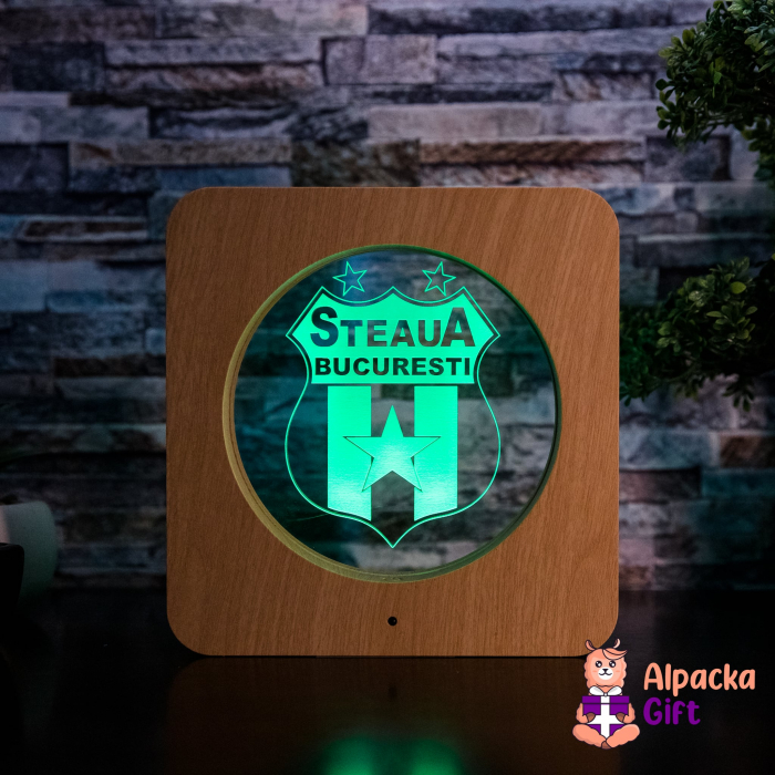 Ramă de Masă LED - Steaua București [3]