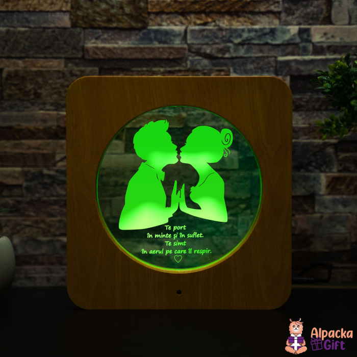 Tablou de Masă LED - Sarut [4]