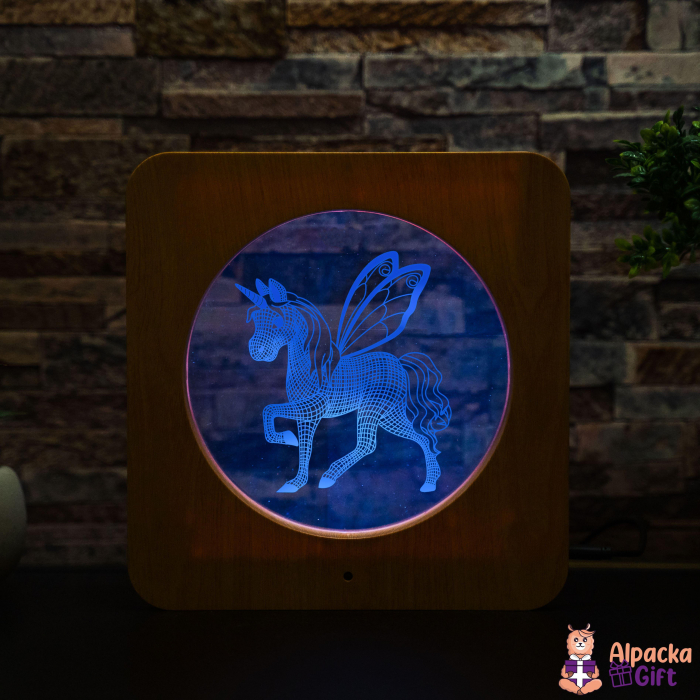 Tablou de Masă LED - Unicorn [1]