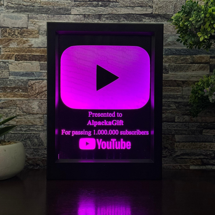 Tablou LED -  You Tube [5]