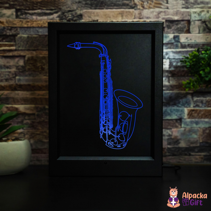 Tablou LED -  Saxofon [2]