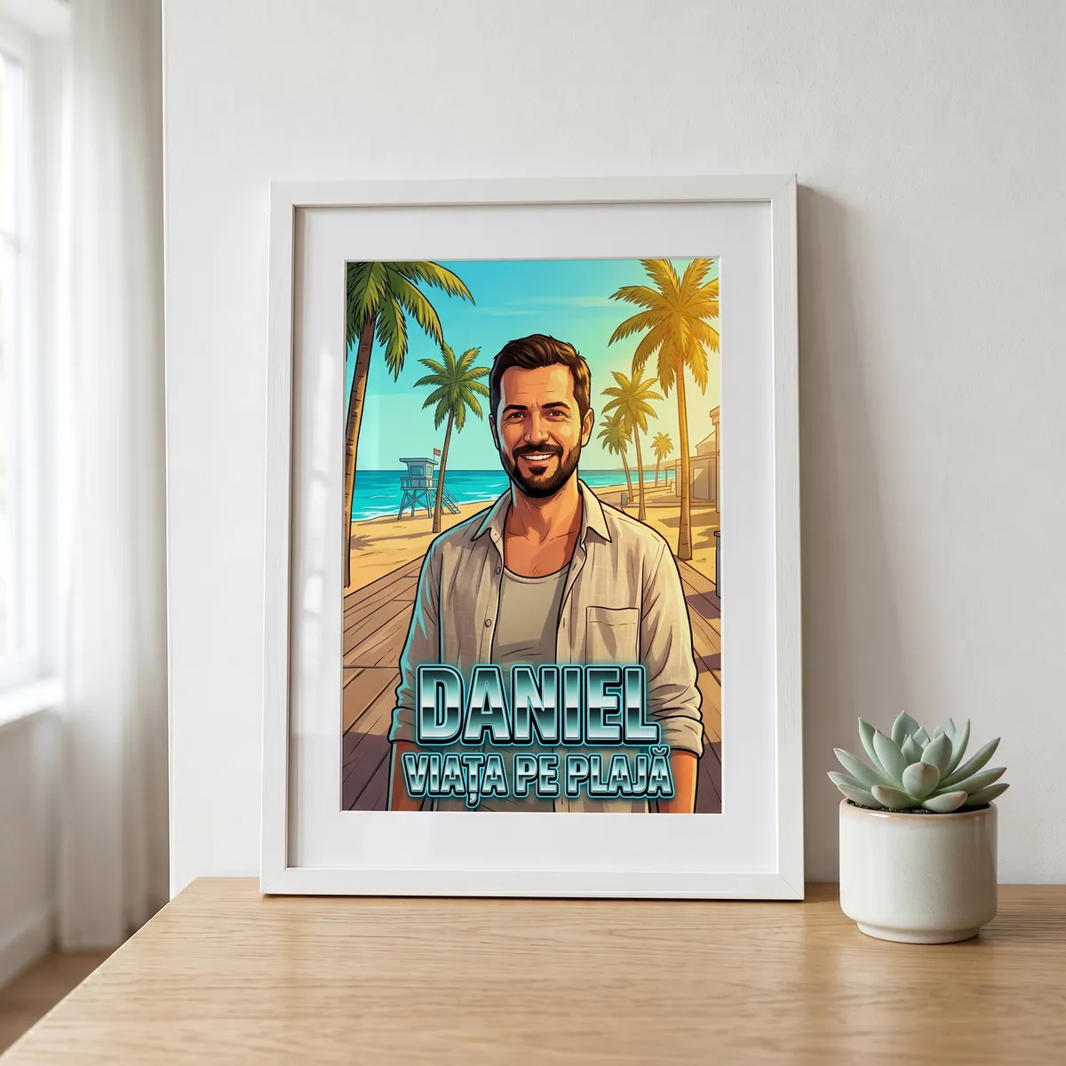 Tablou personalizat Beach Hustler - cadou Beach Hustler [2]