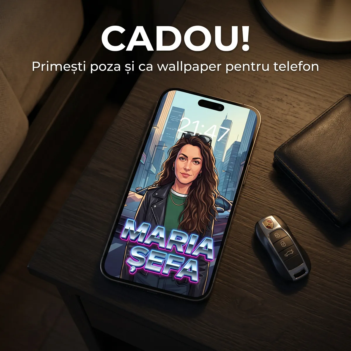Tablou personalizat Boss Lady - cadou Boss Lady [6]