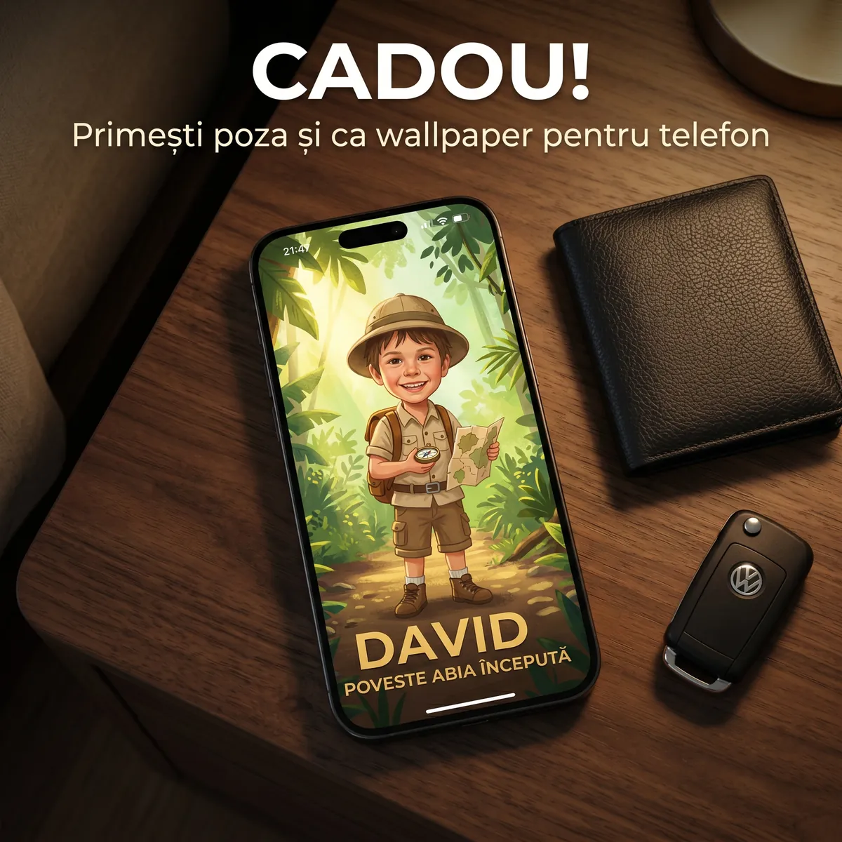 Tablou personalizat Micul Explorator - cadou copii Alpacka Gift [6]