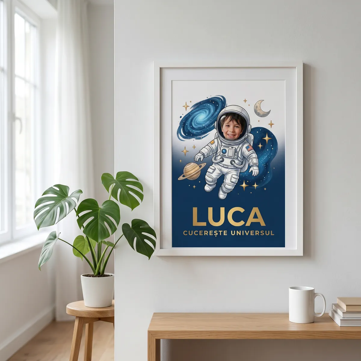 Tablou personalizat Micul Astronaut - cadou copii Alpacka Gift [2]