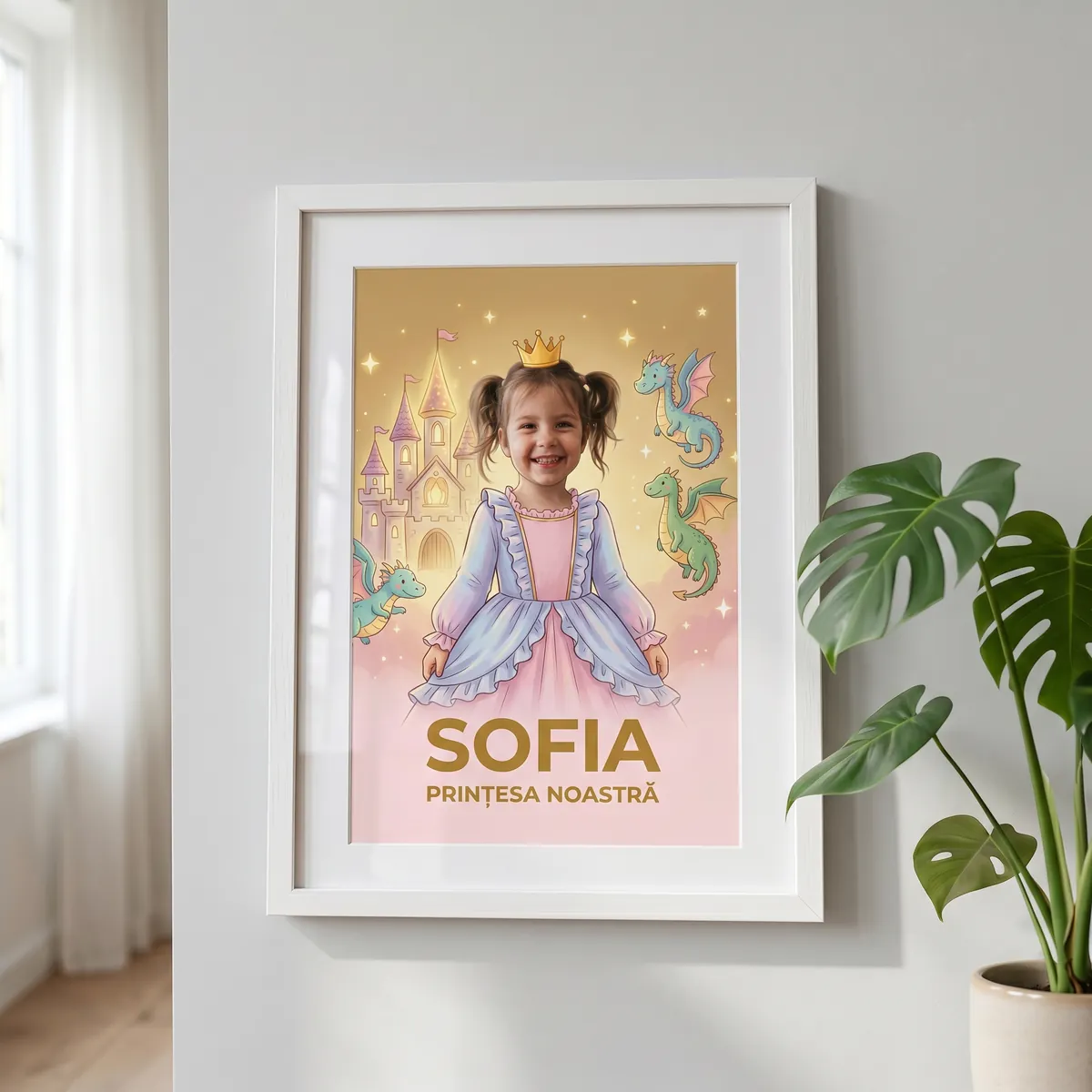 Tablou personalizat Prințesă - cadou copii Alpacka Gift [2]