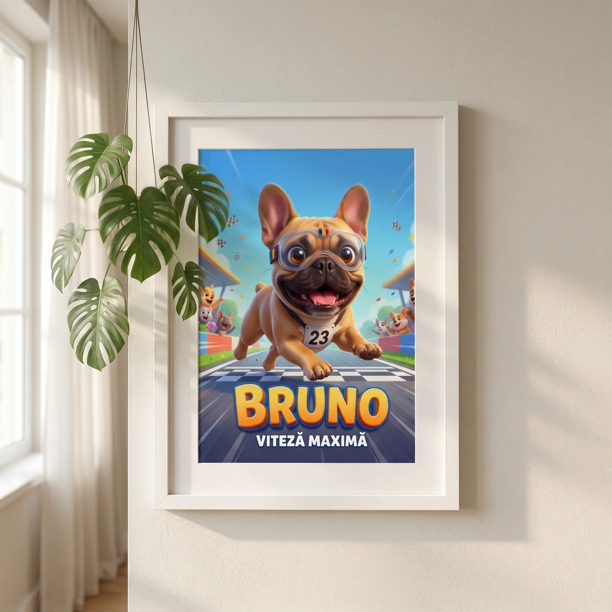 Tablou Personalizat Caine Pilot - cadou pet personalizat [2]
