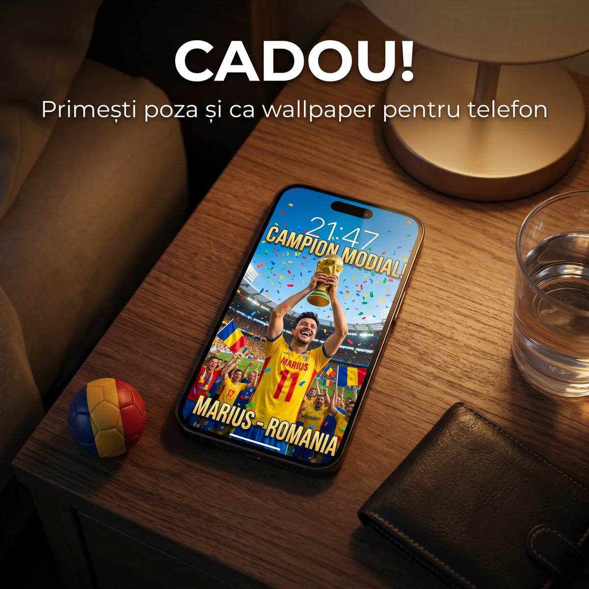 Tablou personalizat Campionatul Mondial 2026 - cadou fotbal [6]