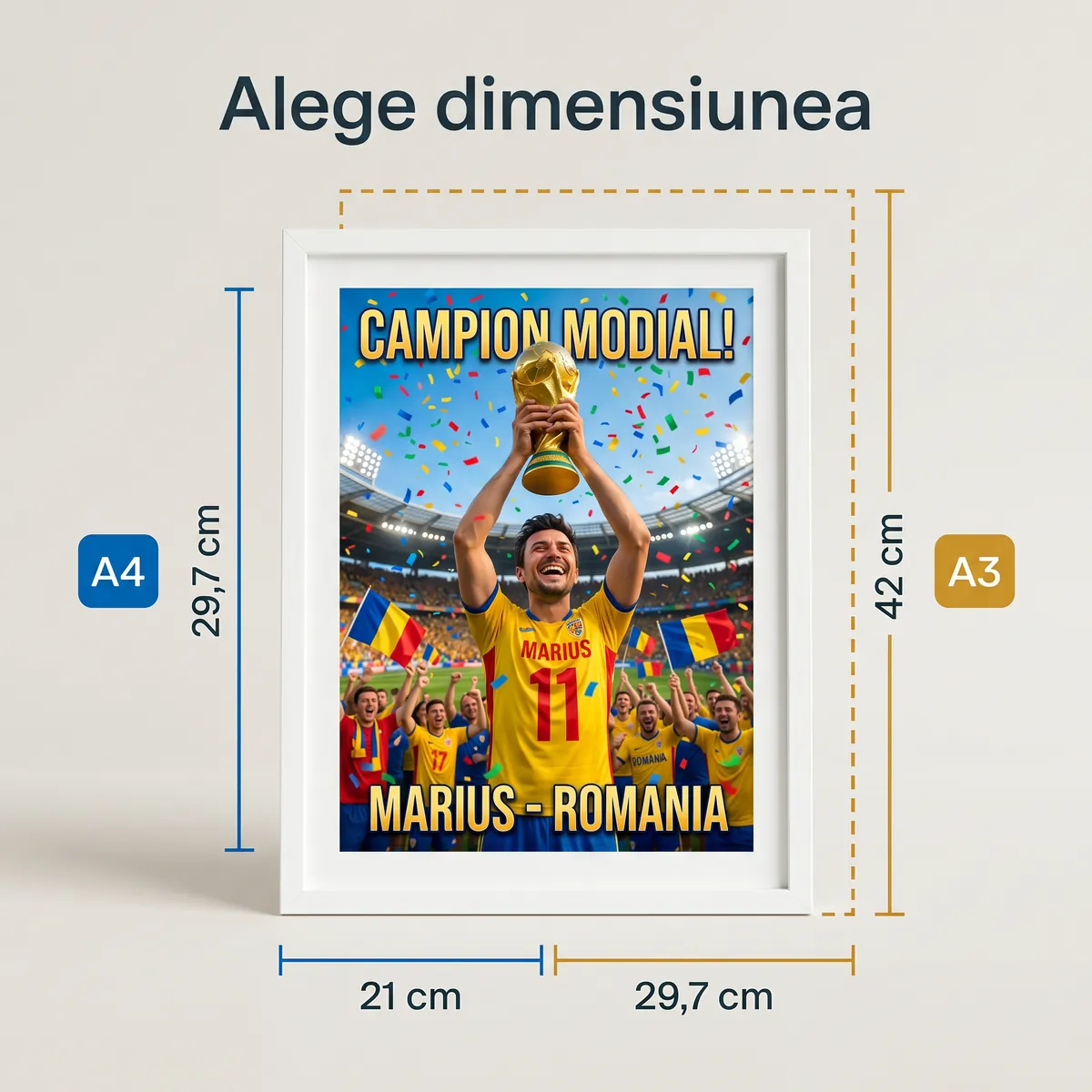Tablou personalizat Campionatul Mondial 2026 - cadou fotbal [4]