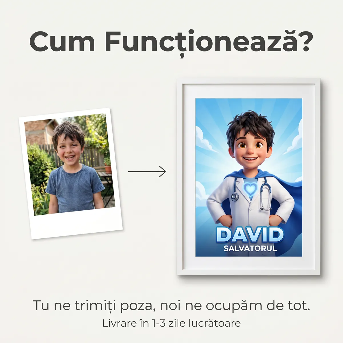 Tablou personalizat Micul Doctor - cadou copii Alpacka Gift [5]