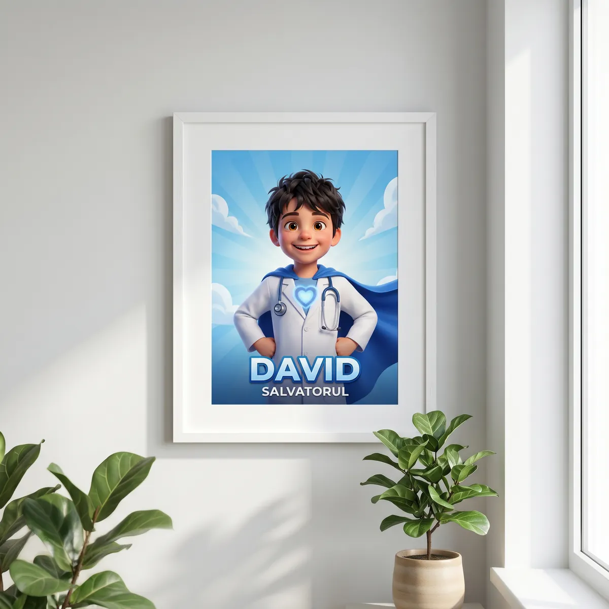 Tablou personalizat Micul Doctor - cadou copii Alpacka Gift [2]