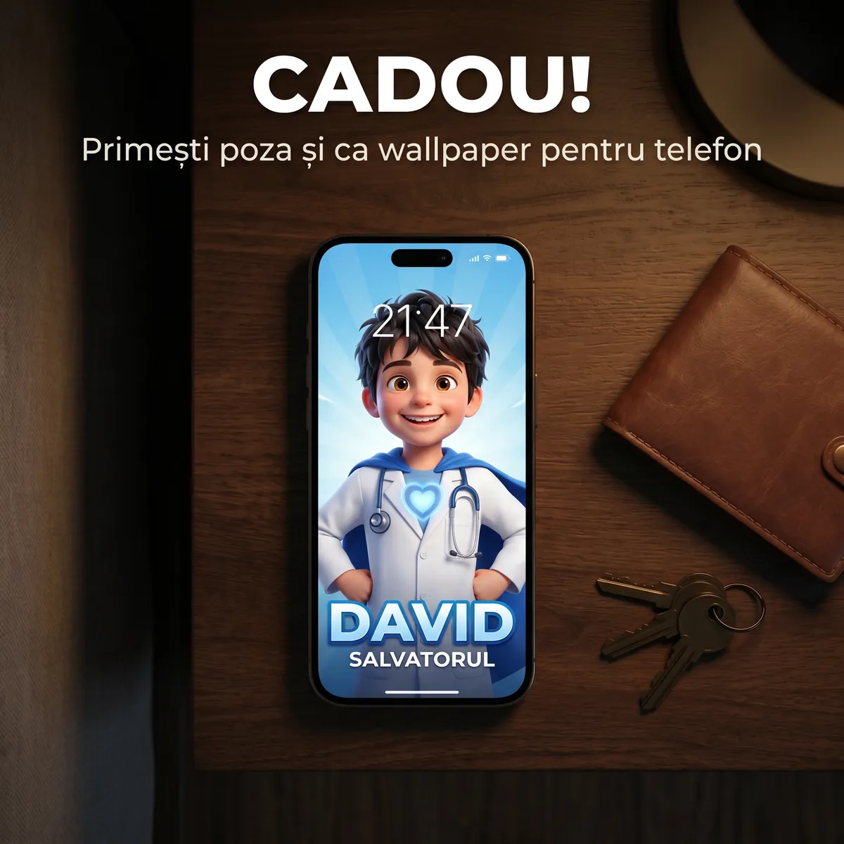Tablou personalizat Micul Doctor - cadou copii Alpacka Gift [6]