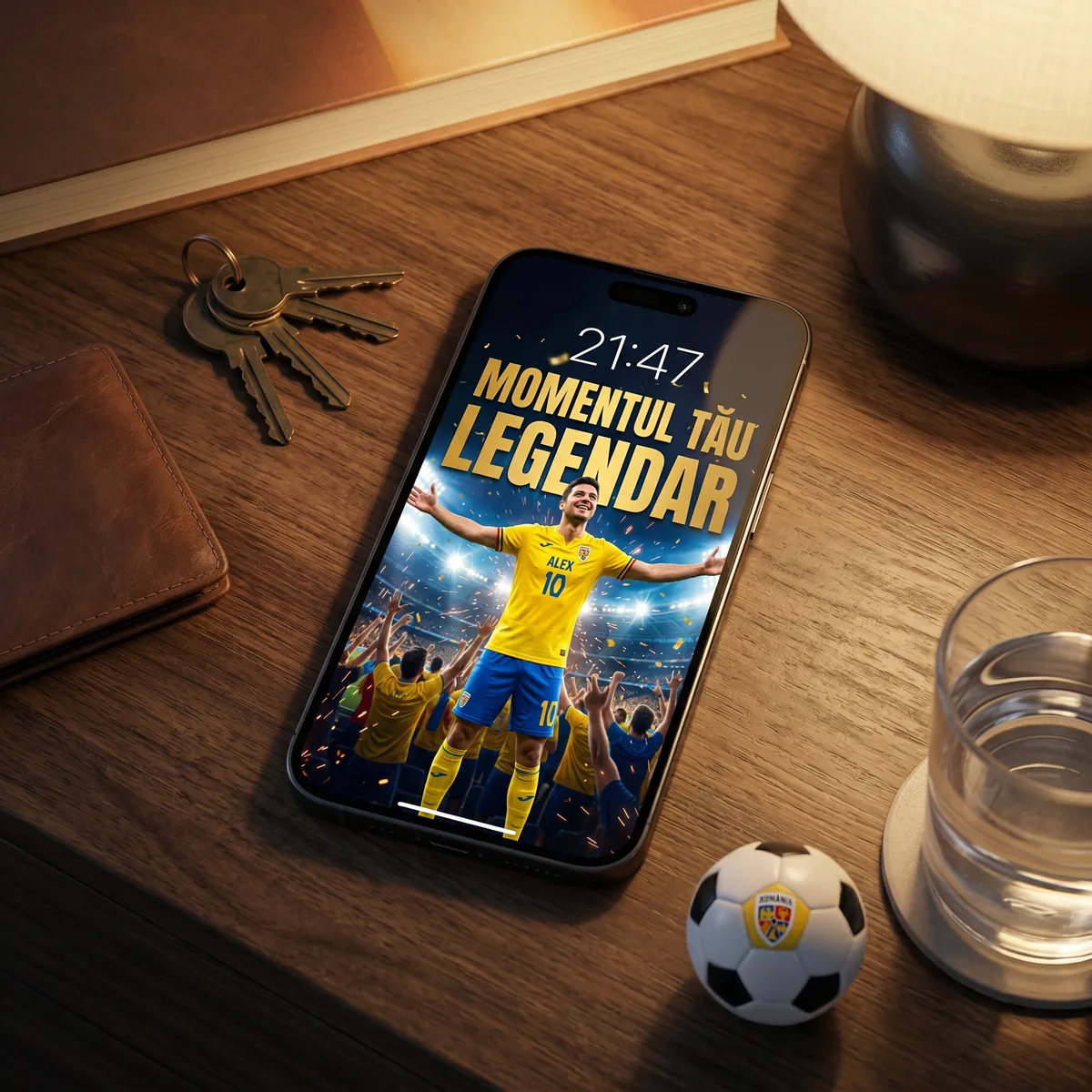 Tablou personalizat Momentul Legendar - cadou fotbal [6]