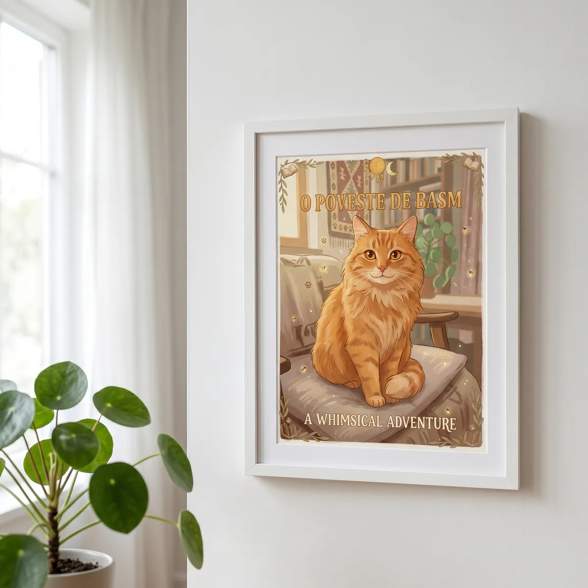 Tablou Personalizat Pisica din Poveste - cadou pet personalizat [2]
