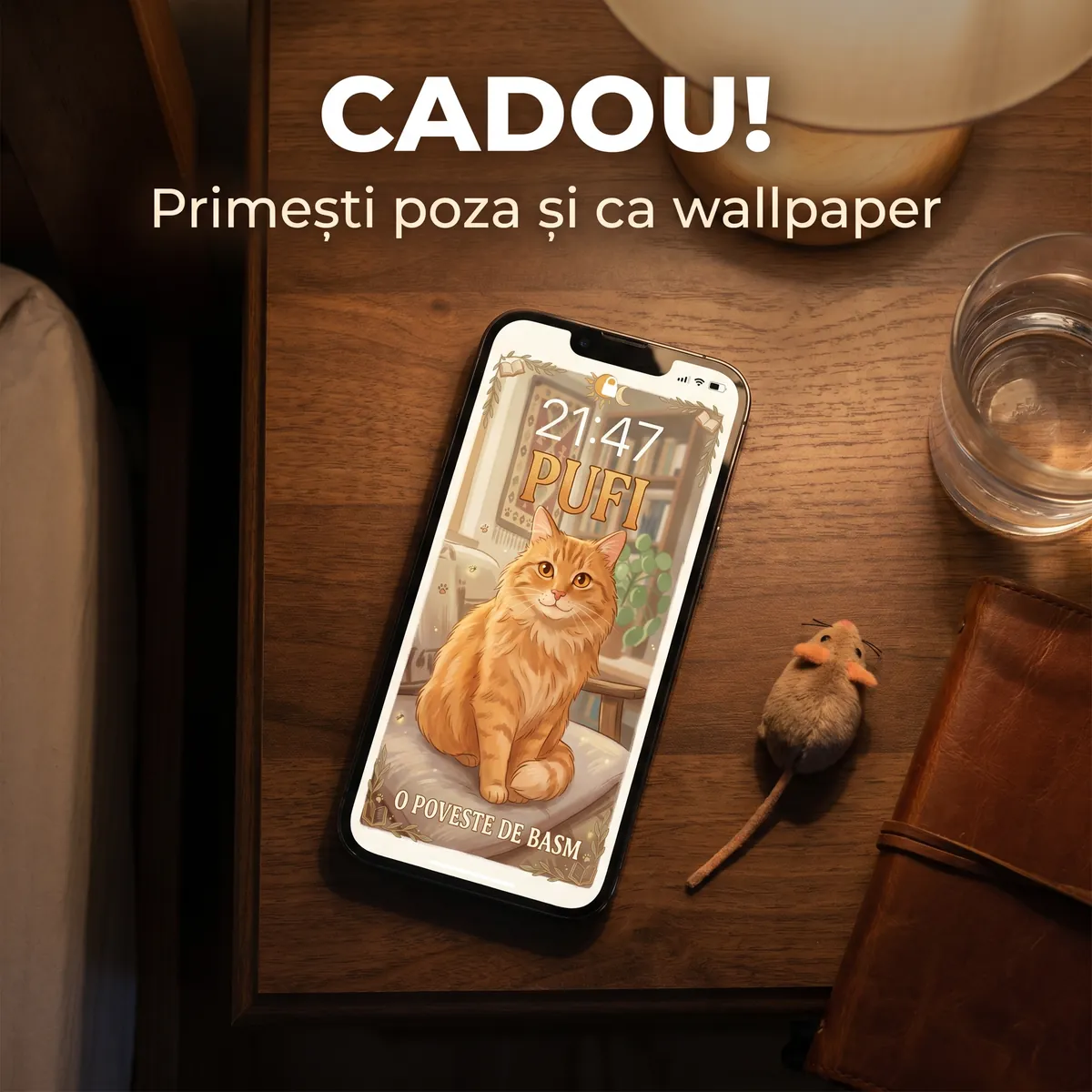 Tablou Personalizat Pisica din Poveste - cadou pet personalizat [6]