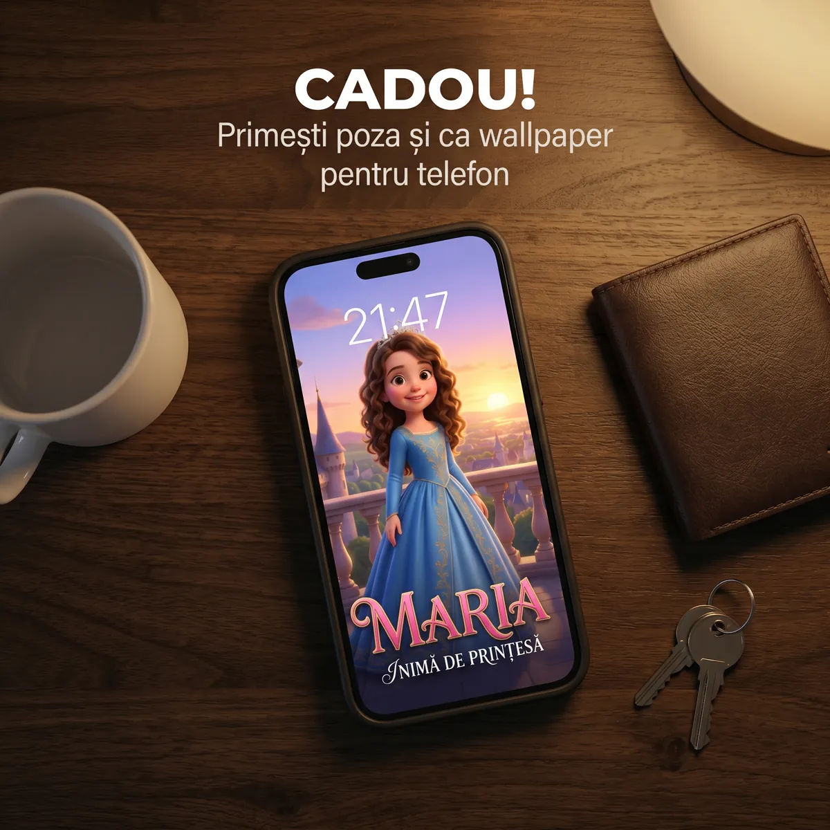 Tablou personalizat Prințesă - cadou copii Alpacka Gift [6]