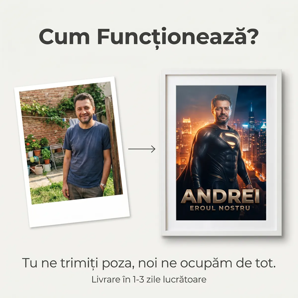 Tablou personalizat Super Tata - cadou Super Tata [5]