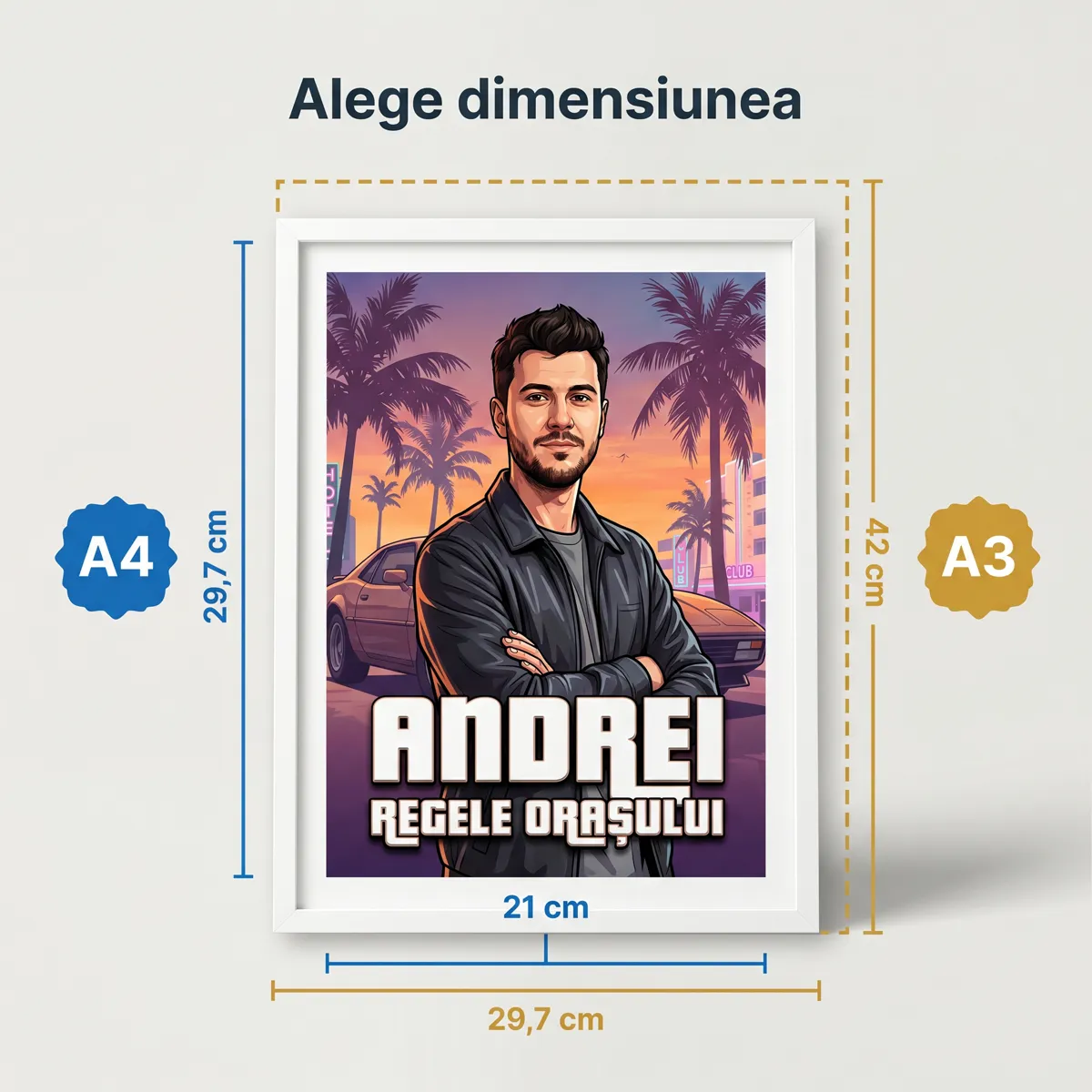 Tablou personalizat Vice City Legend - cadou Vice City Legend [4]