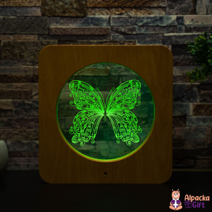 Tablou de Masă LED - Fluture [4]