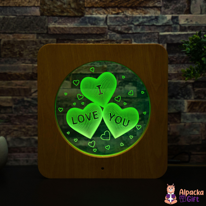 Tablou de Masă LED - I Love You [4]