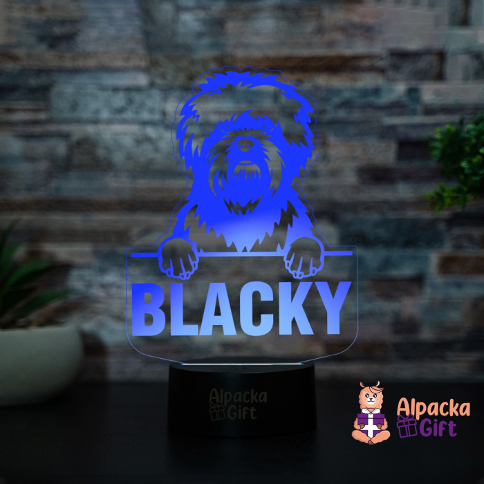 Lampă 3D Affenpinschers [2]