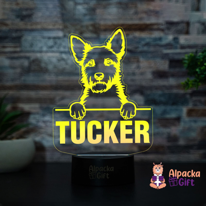 Lampă 3D - Terrier Australian [3]