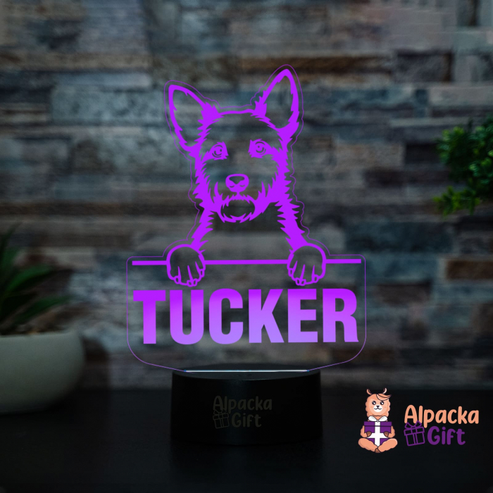 Lampă 3D - Terrier Australian [2]