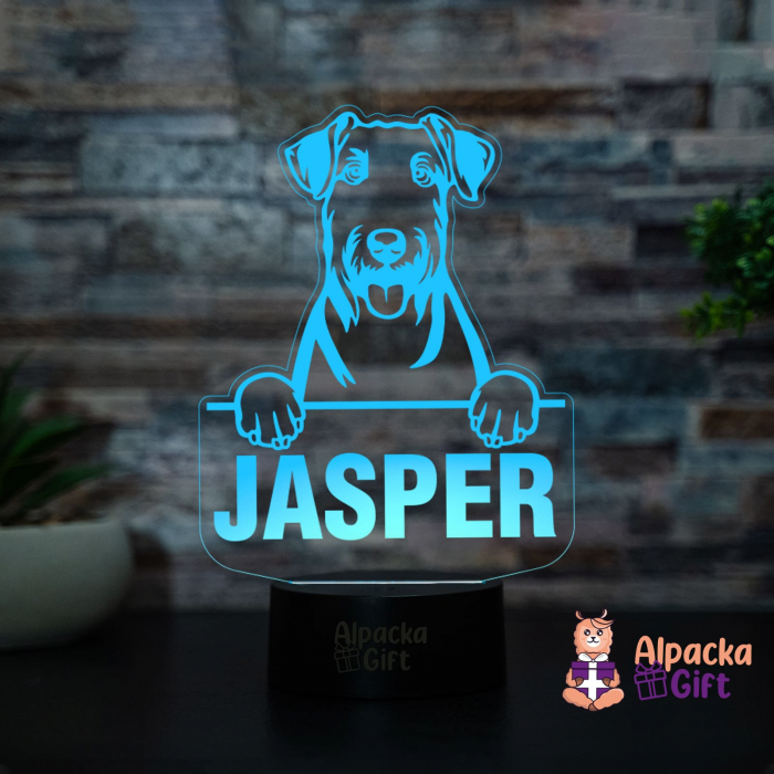 Lampă 3D Airedale Terrier [1]
