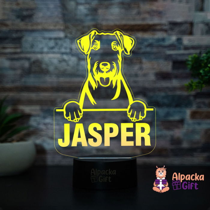 Lampă 3D Airedale Terrier [2]