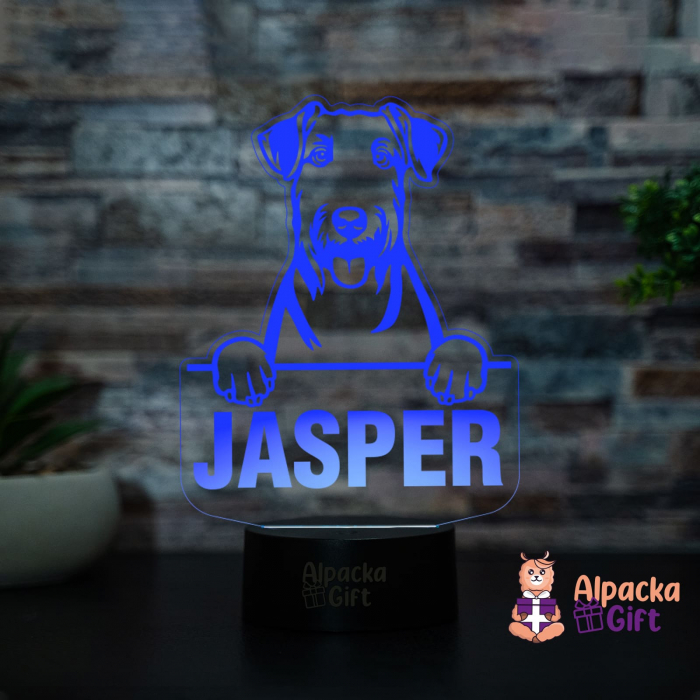 Lampă 3D - Airedale Terrier [4]