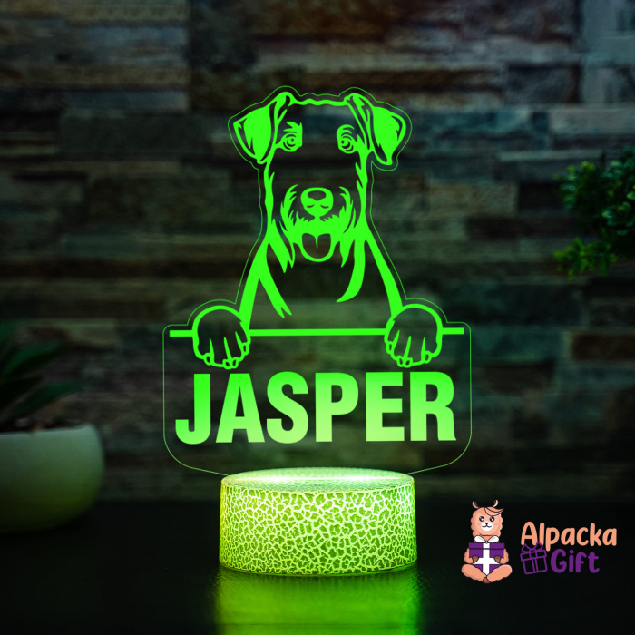 Lampă 3D - Airedale Terrier [3]