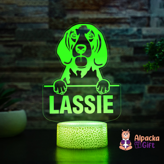 Lampă 3D - American English Coonhound [3]