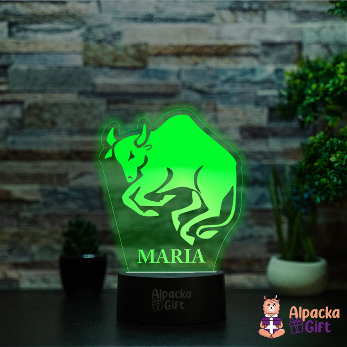 Lampă 3D Zodia Taur [5]