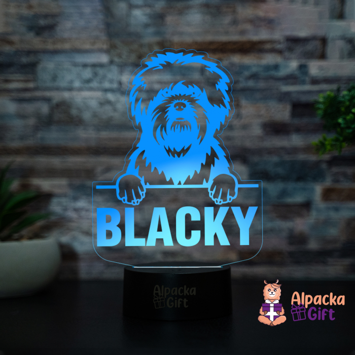 Lampă 3D Affenpinschers [3]