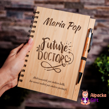 Agende de Lemn - Agendă de Lemn - Future Doctor