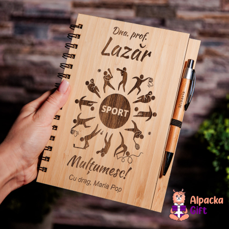 Pentru Profesori - Agendă de Lemn - Sport