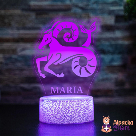 Horoscop - Lampă 3D - Zodia Capricorn