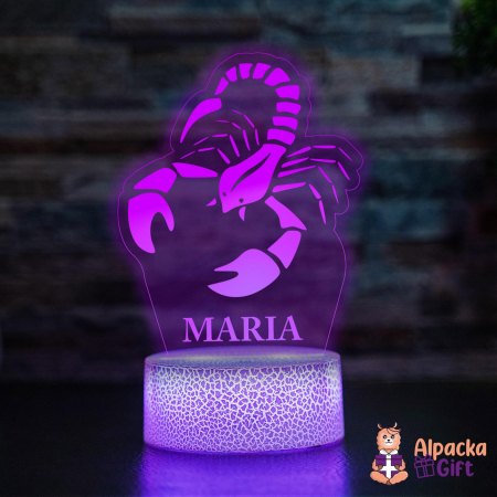 Lampă 3D Zodia Scorpion [1]
