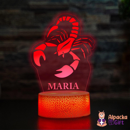 Lampă 3D Zodia Scorpion [2]