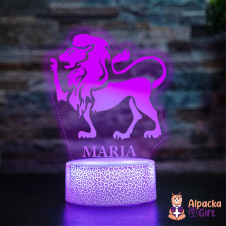 Horoscop - Lampă 3D Zodia Leu