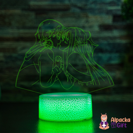 Anime - Lampa 3D Kirito Kiss Asuna