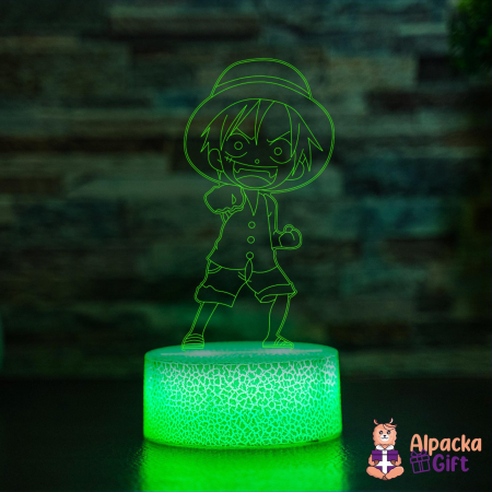 Anime - Lampa 3D Luffy