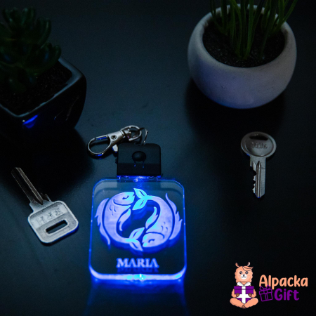 Brelocuri LED - Breloc LED Zodia Pești